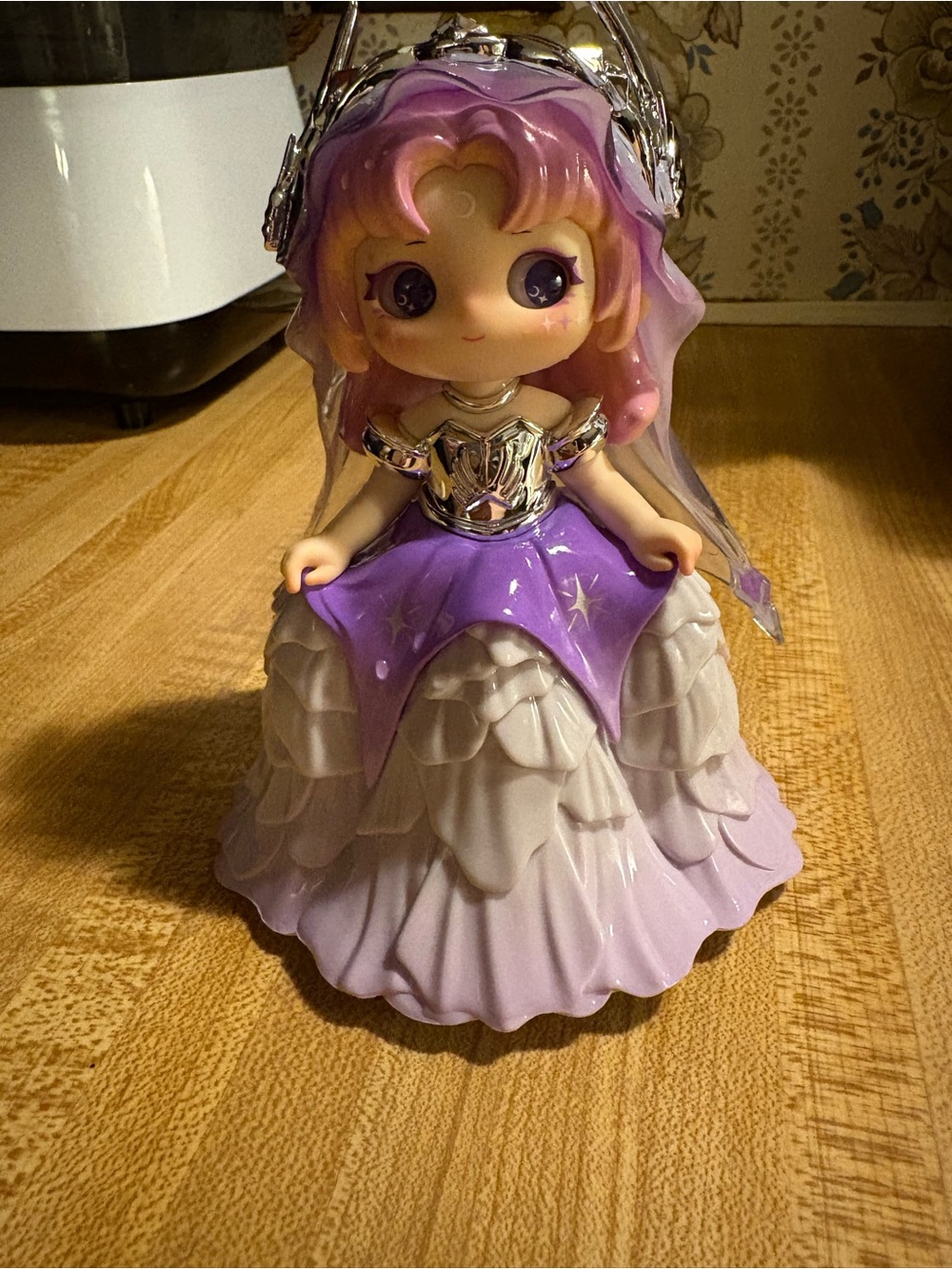 Purple Princess Doll Toy with Silver Tiara - Kids Toys Ziyuli doll